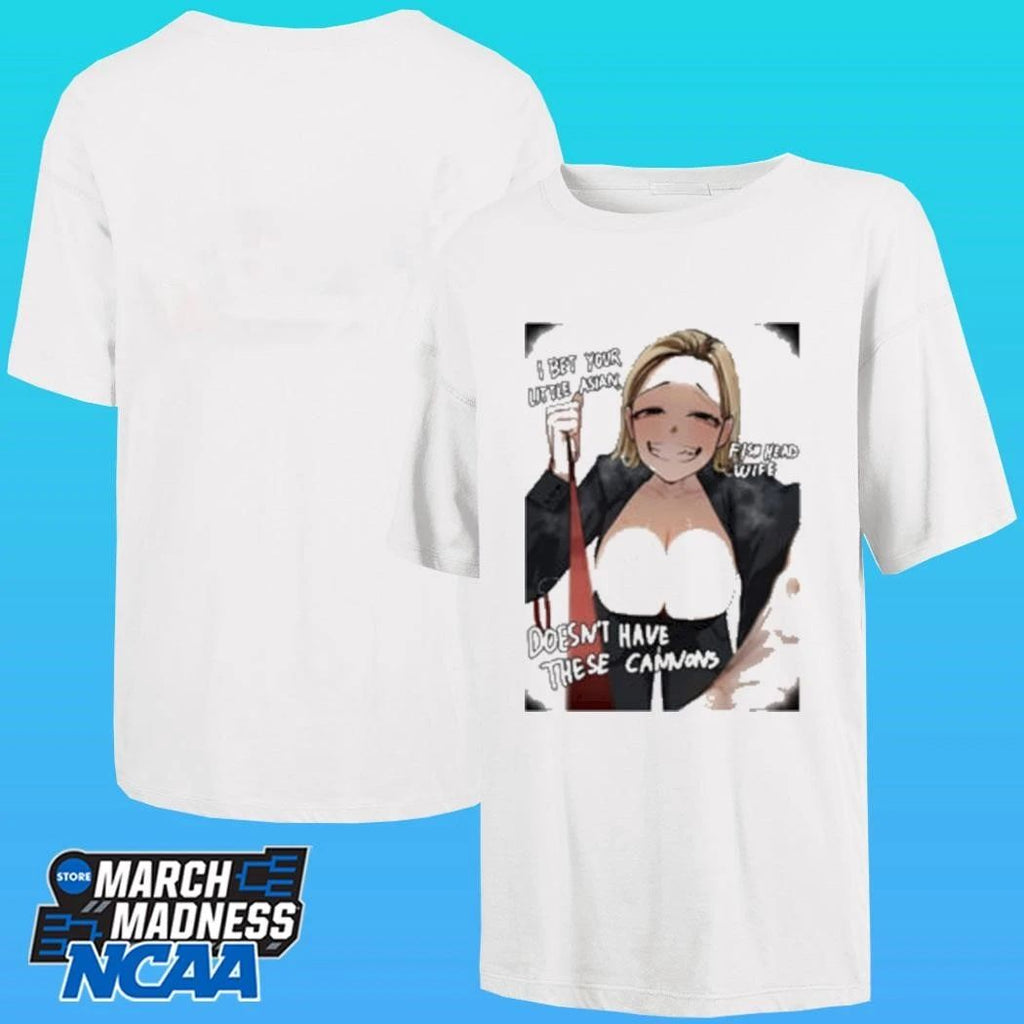 I Bet Your Little Asian Fish Head Wife Doesn’t Have These Cannons Anime Shirt Unisex , , , Long Sleeve Tee