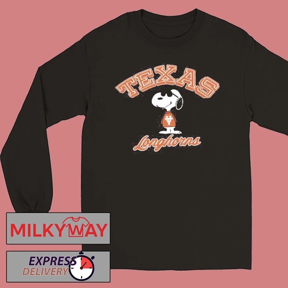 Texas Longhorns Joe Cool College Shirt Unisex , , , Long Sleeve Tee