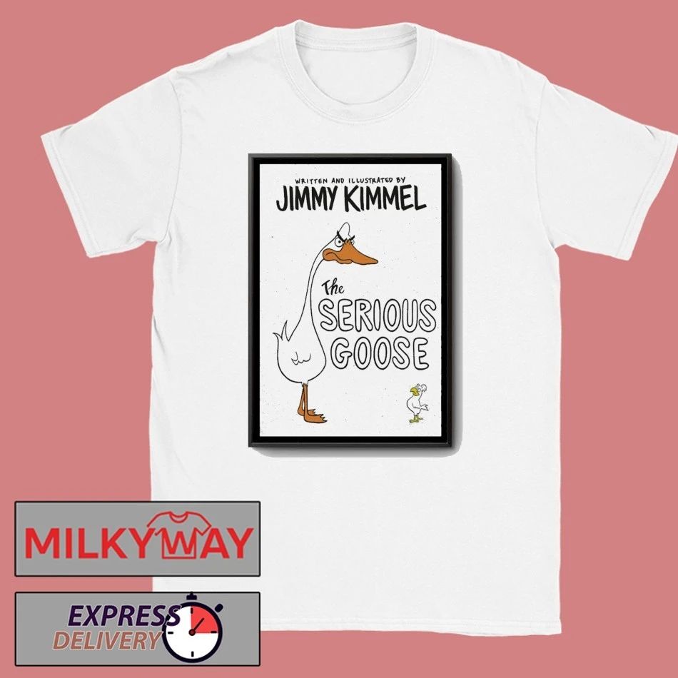 The Serious Goose Illustrated Art Poster shirt Unisex , , , Long Sleeve Tee
