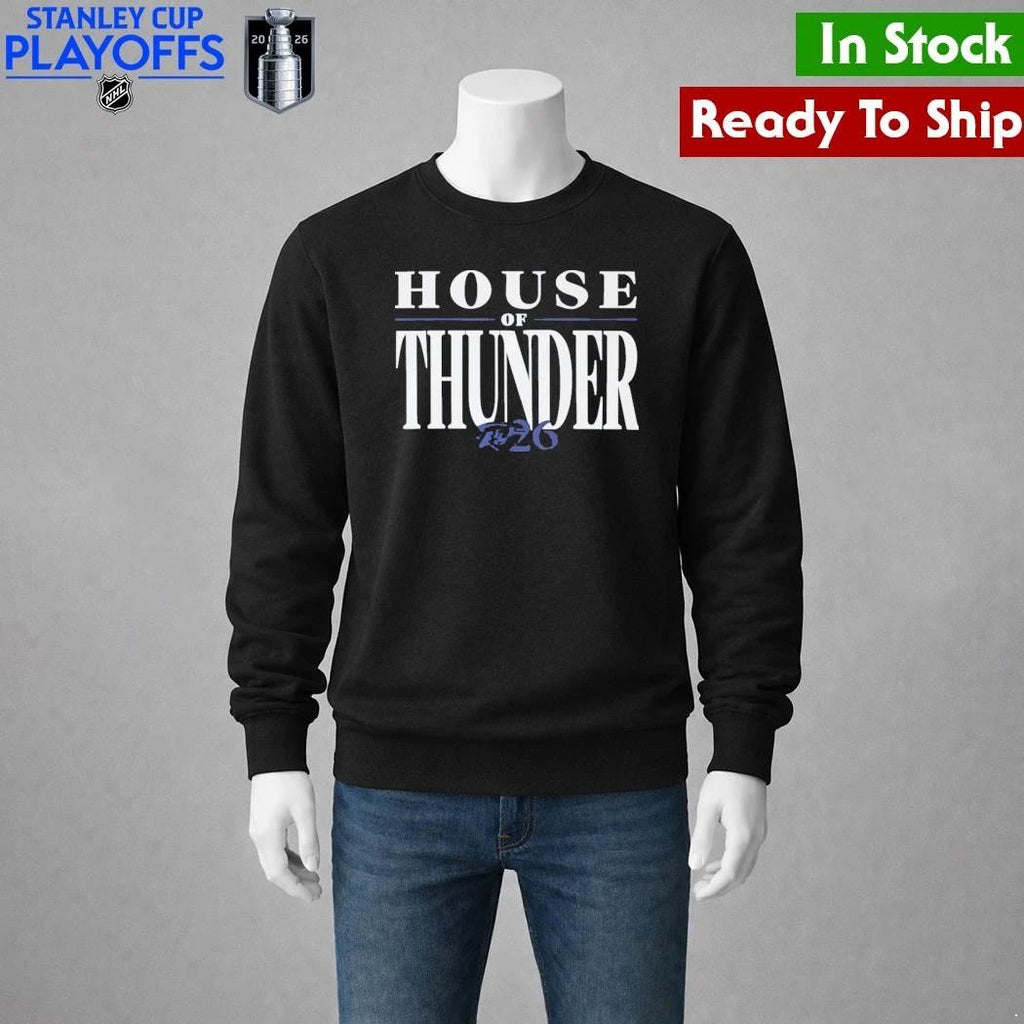 OKC House Of Thunder Playoffs 2026 Shirt Unisex , , , Long Sleeve Tee