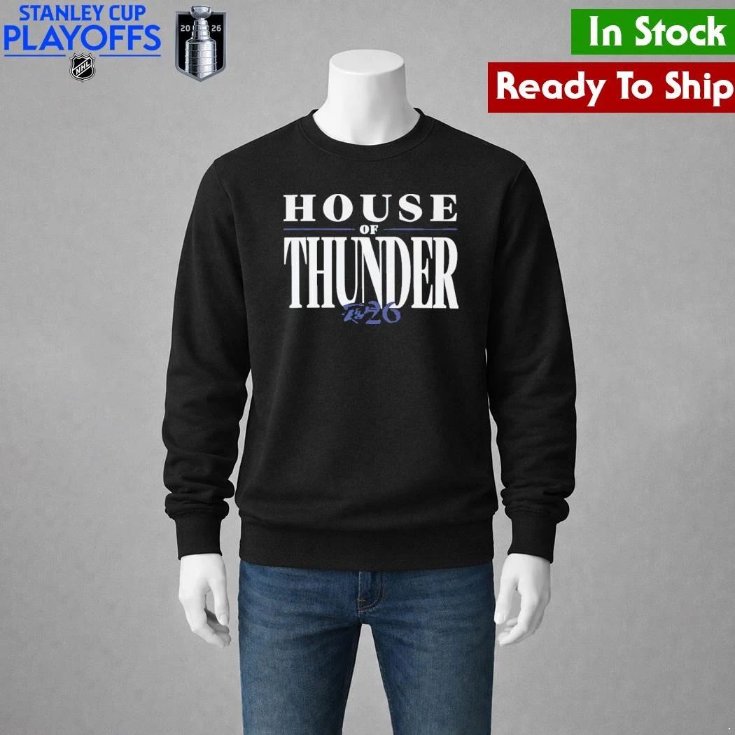 OKC House Of Thunder Playoffs 2026 Shirt Unisex , , , Long Sleeve Tee