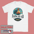 Farm Aid 40 Rooster Sings New Shirt Unisex , , , Long Sleeve Tee