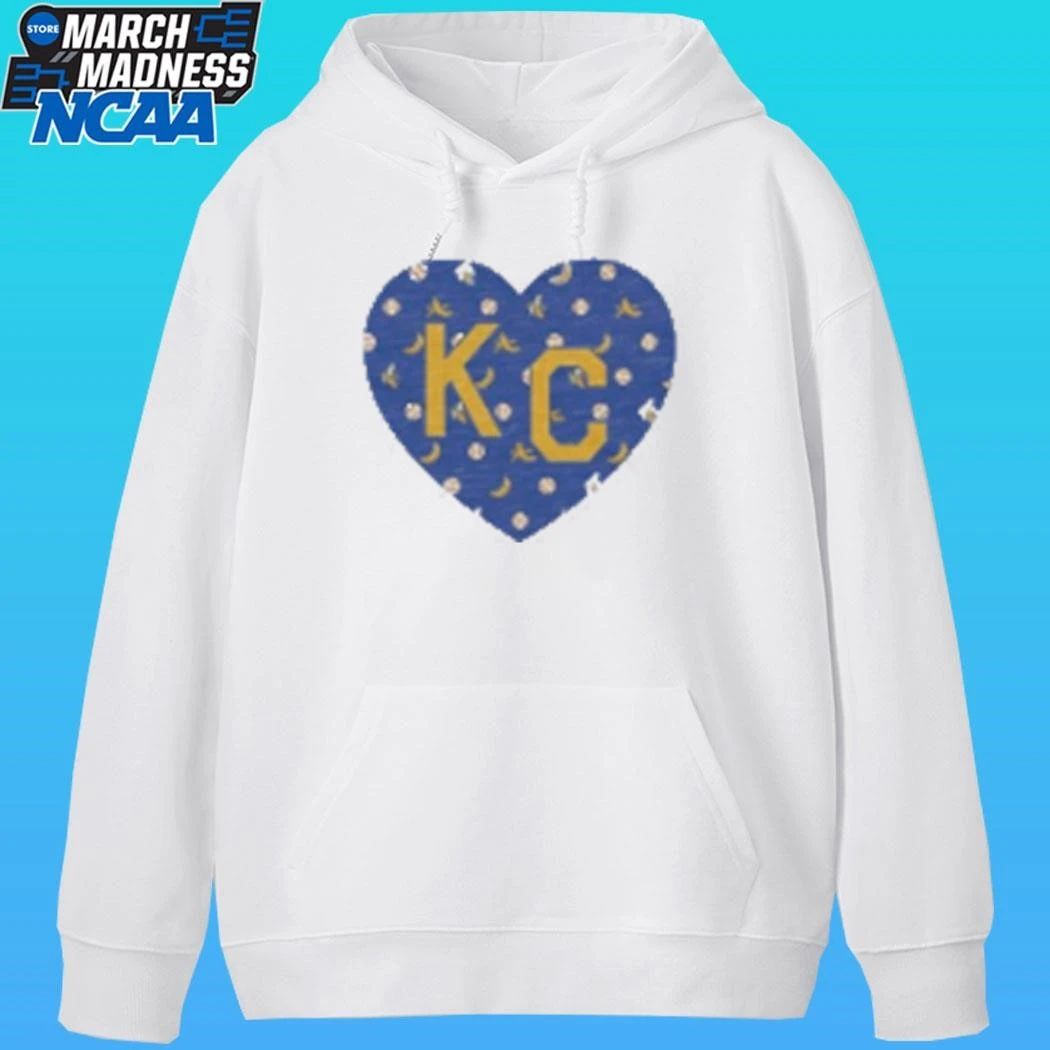 Banana Kansas City Heart Shirt Unisex , , , Long Sleeve Tee
