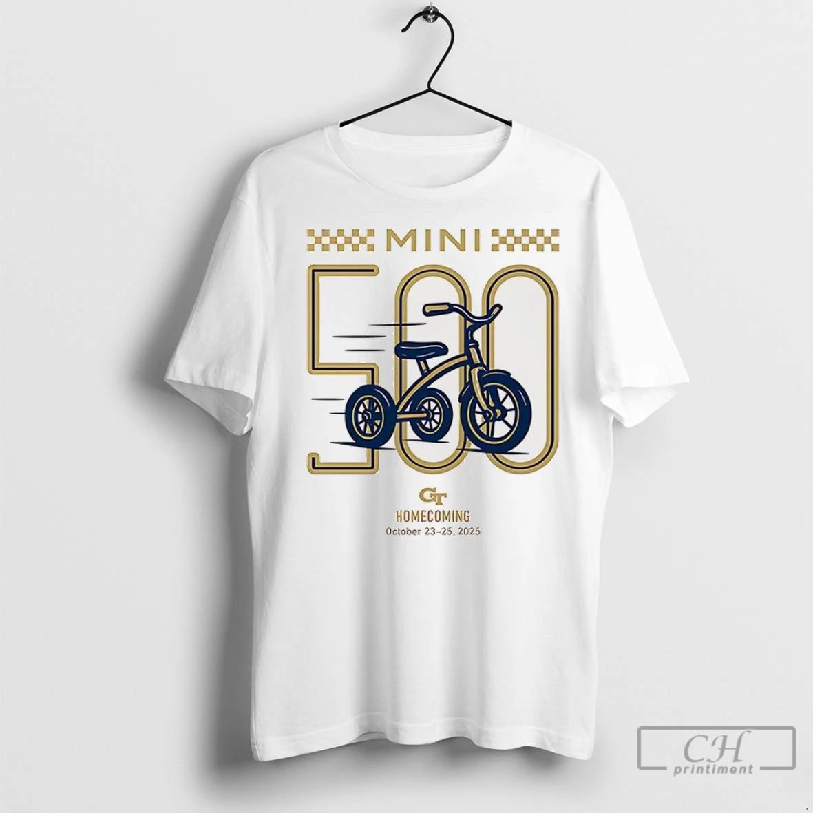 Premium Georgia Tech Mini 500 Homecoming 2025 Unisex , , , Long Sleeve Tee