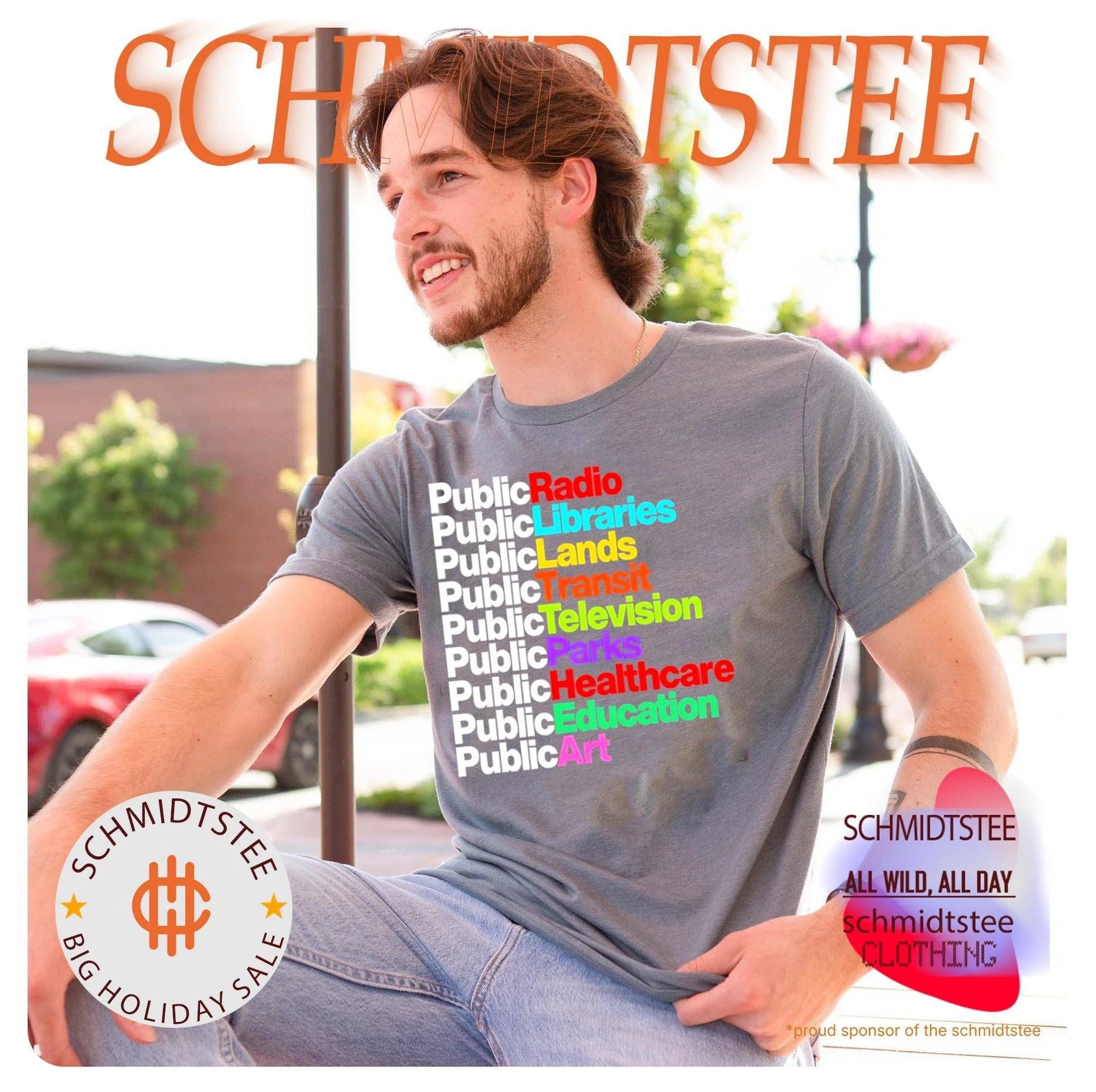 Personalized Public Radio Libraries Lands Transit Television Parks shirt
