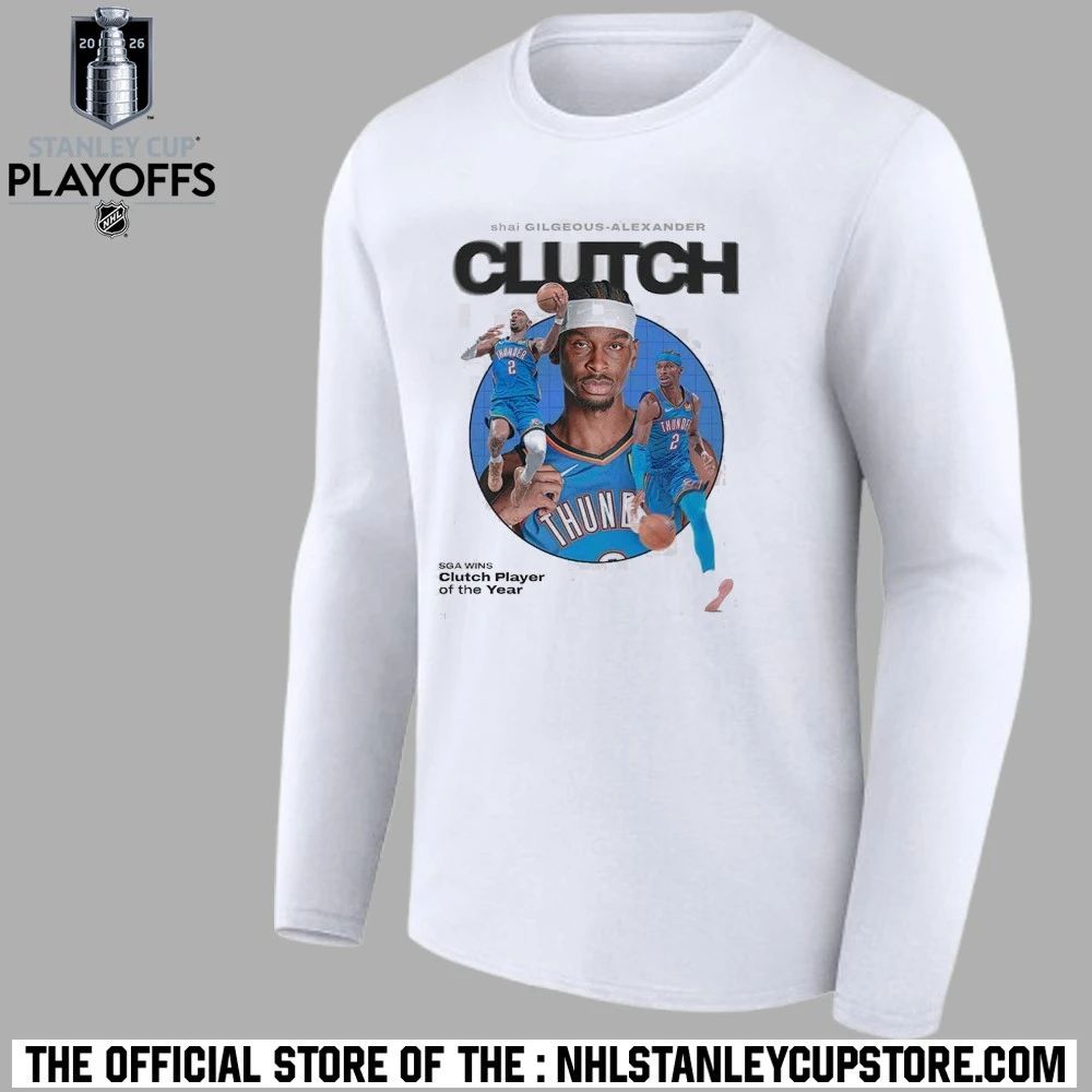 Shai Gilgeous Alexander SGA Clutch Player Of The Year NBA 2026 Shirt Unisex , , , Long Sleeve Tee
