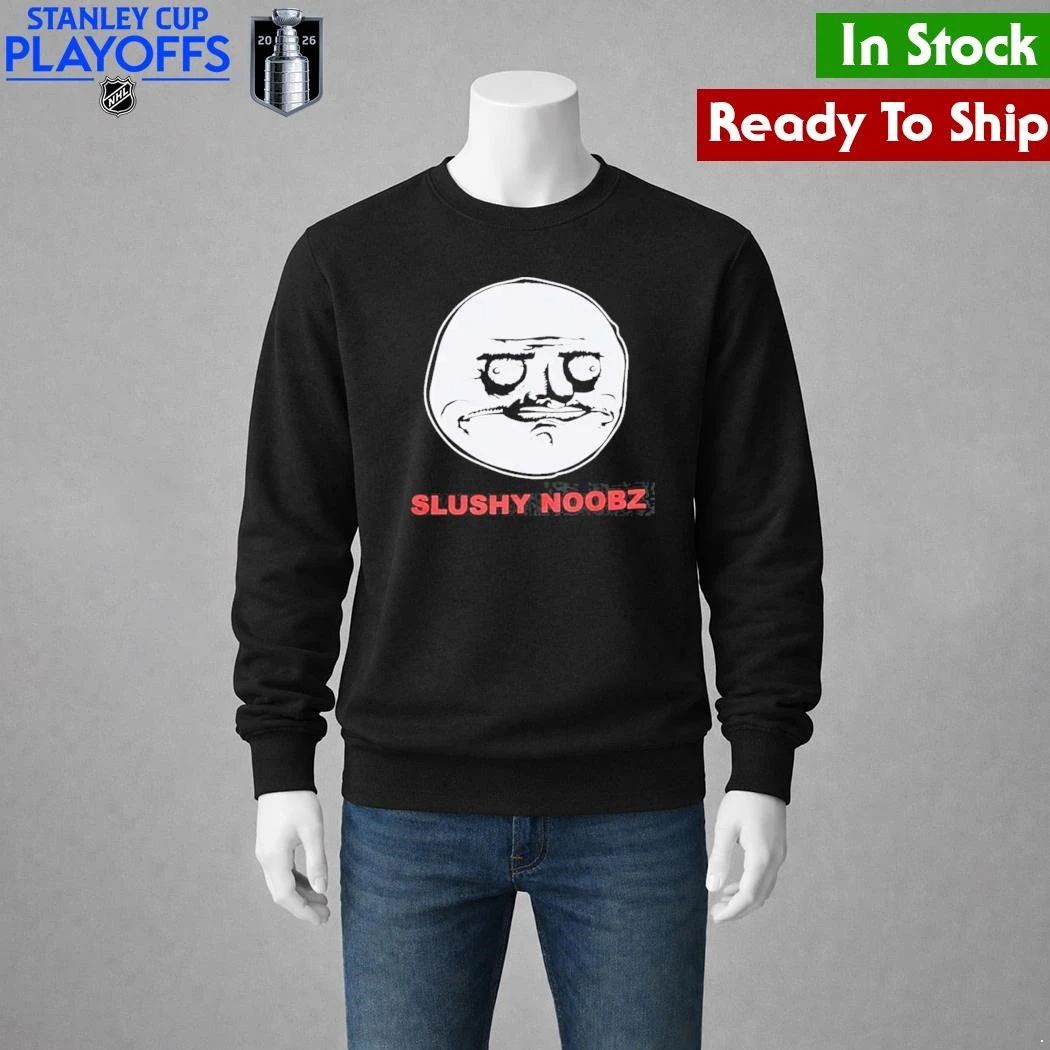 Slushy Noobz Merch Funny Face Shirt Unisex , , , Long Sleeve Tee
