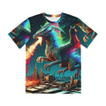All Over Print T Shirt Glitch Fantasy Dragon Data Corruptions Unisex , , , Long Sleeve Tee