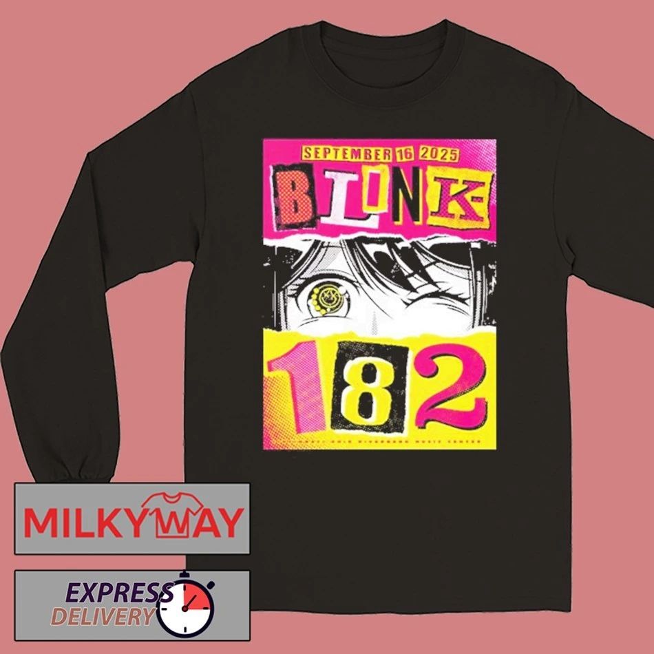 Blink 182 At The Riverbend Music Center On September 16 2025 In Cincinnati OH shirt Unisex , , , Long Sleeve Tee