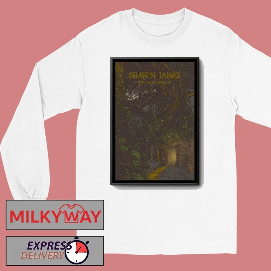 Shawn James Portland Oregon Concert Poster shirt Unisex , , , Long Sleeve Tee