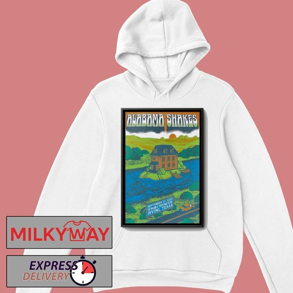 Alabama Shakes 2Sept 27 2025 Irving Texas New Poster shirt Unisex , , , Long Sleeve Tee