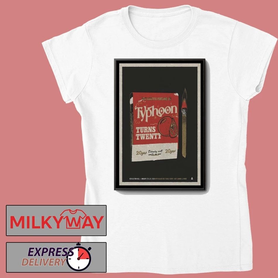 Typhoon January 2026 Concert Poster shirt Unisex , , , Long Sleeve Tee