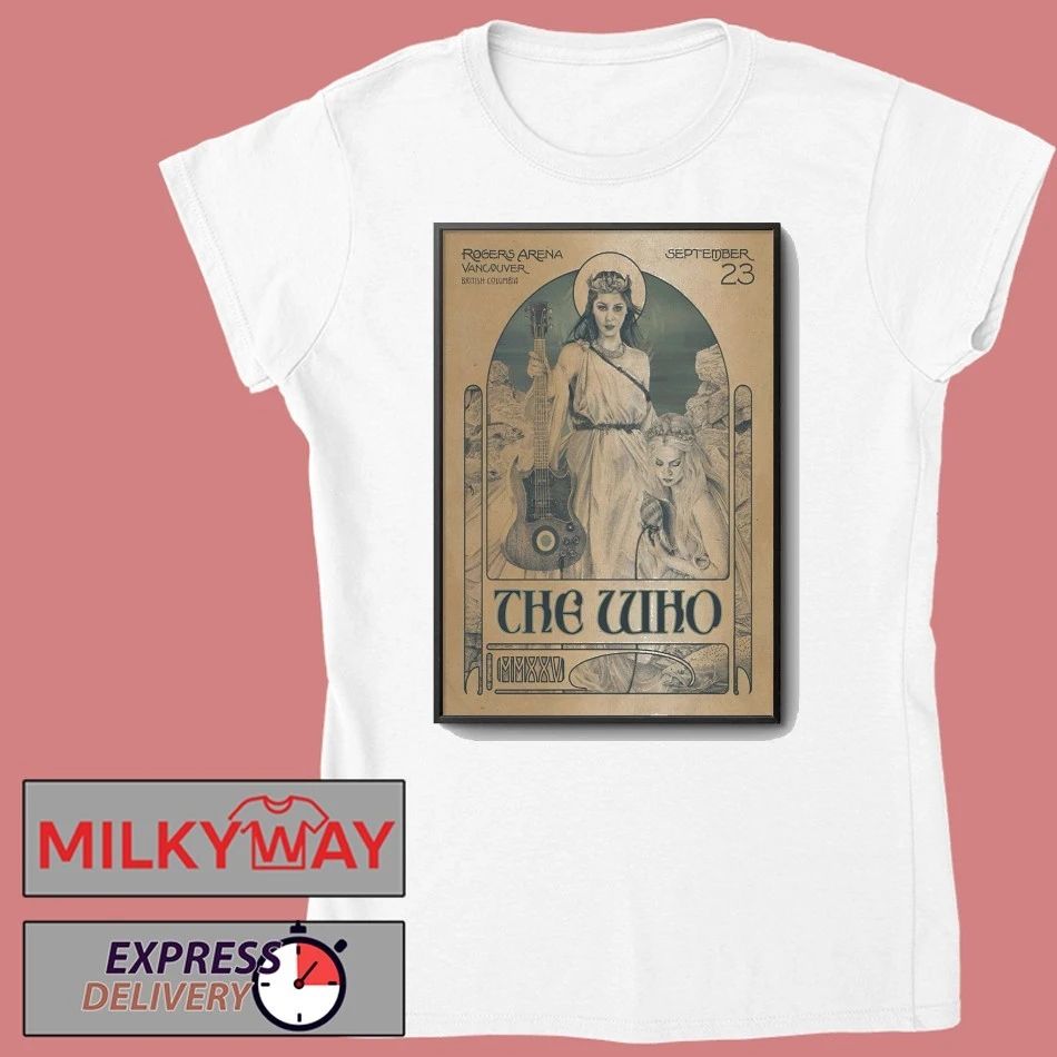 The Who At Rogers Arena On Sep 23 2025 Poster shirt Unisex , , , Long Sleeve Tee