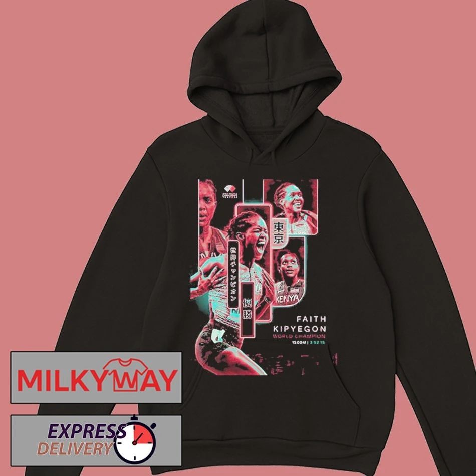 Faith Kipyegon World Champion Title 1500m At World Athletics Championships Tokyo 2025 Shirt