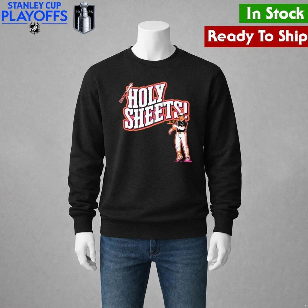 Gavin Sheets Holy Sheets Bat Toss Shirt Unisex , , , Long Sleeve Tee