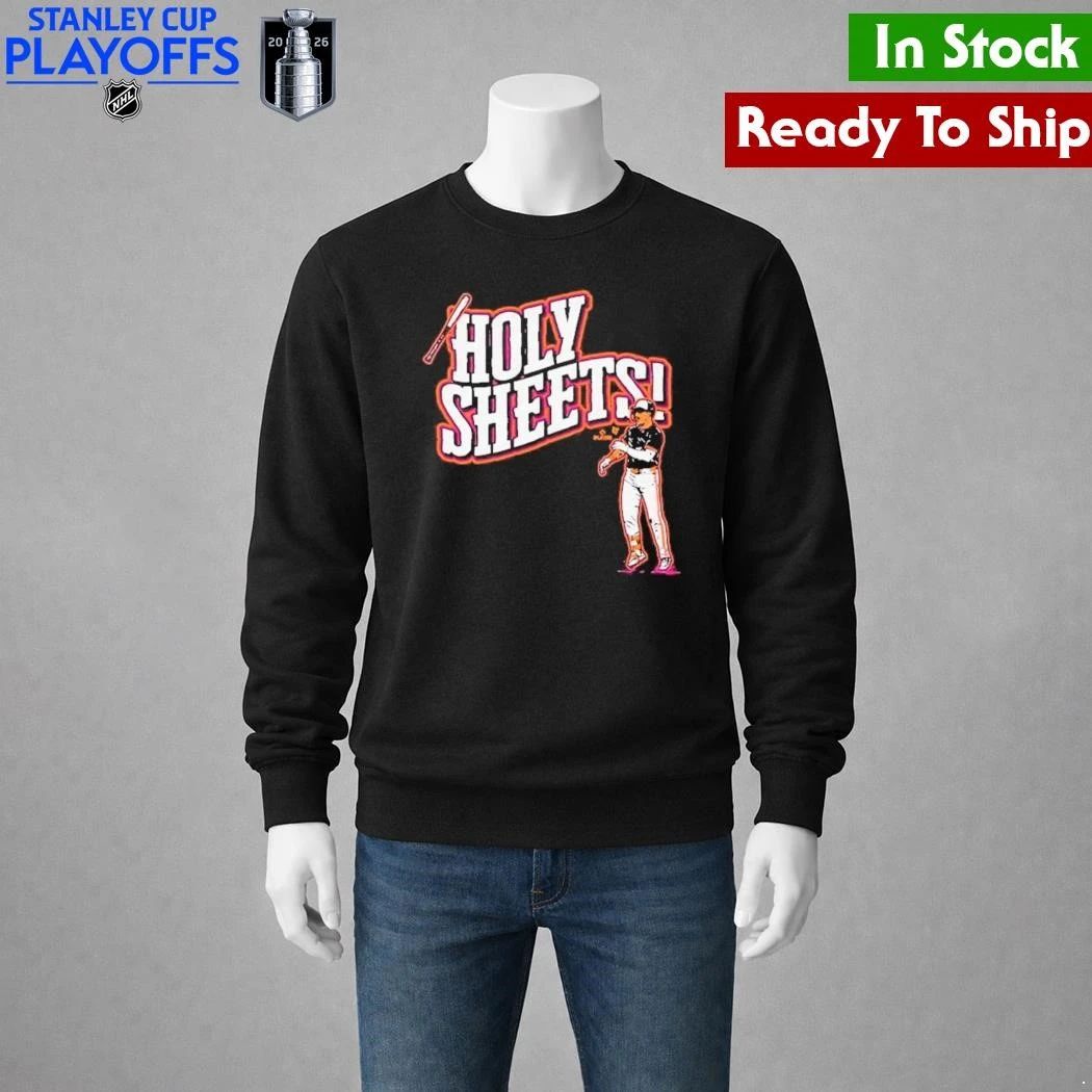 Gavin Sheets Holy Sheets Bat Toss Shirt Unisex , , , Long Sleeve Tee