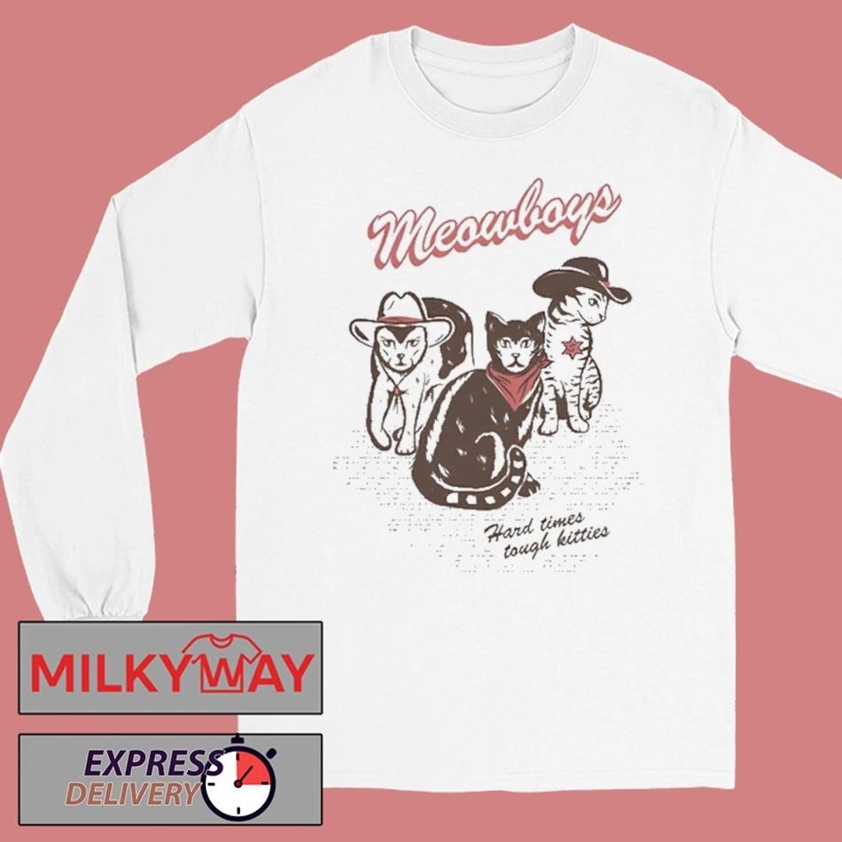 Rancho Diaz Meowboys New Shirt Unisex , , , Long Sleeve Tee