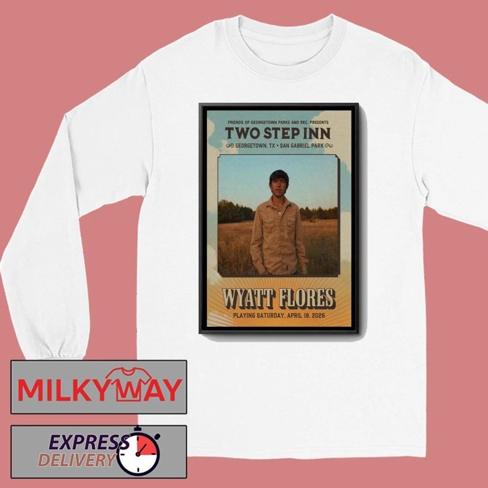 Wyatt Flores Georgetown Concert Poster 2026 shirt Unisex , , , Long Sleeve Tee