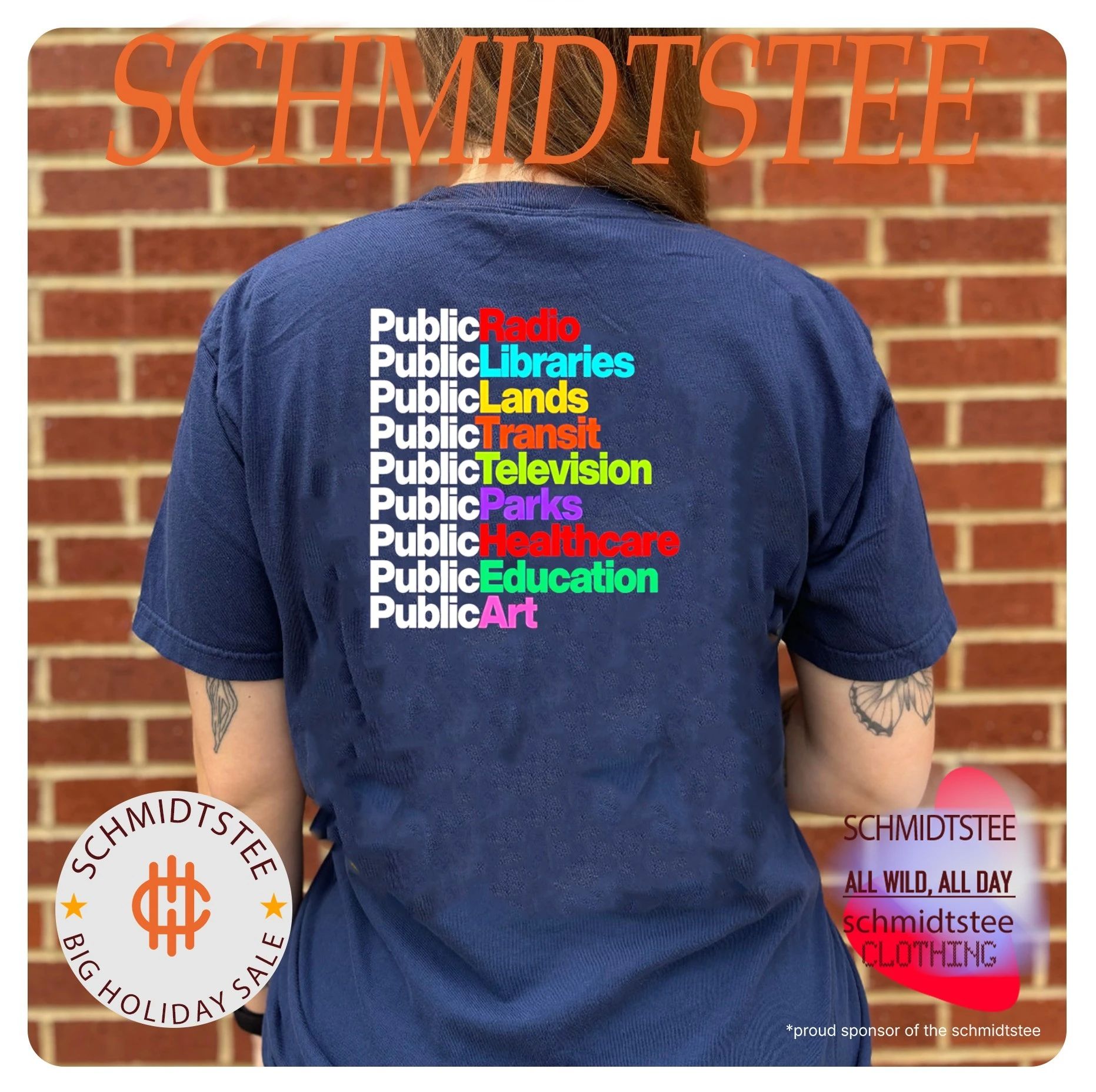 Personalized Public Radio Libraries Lands Transit Television Parks shirt