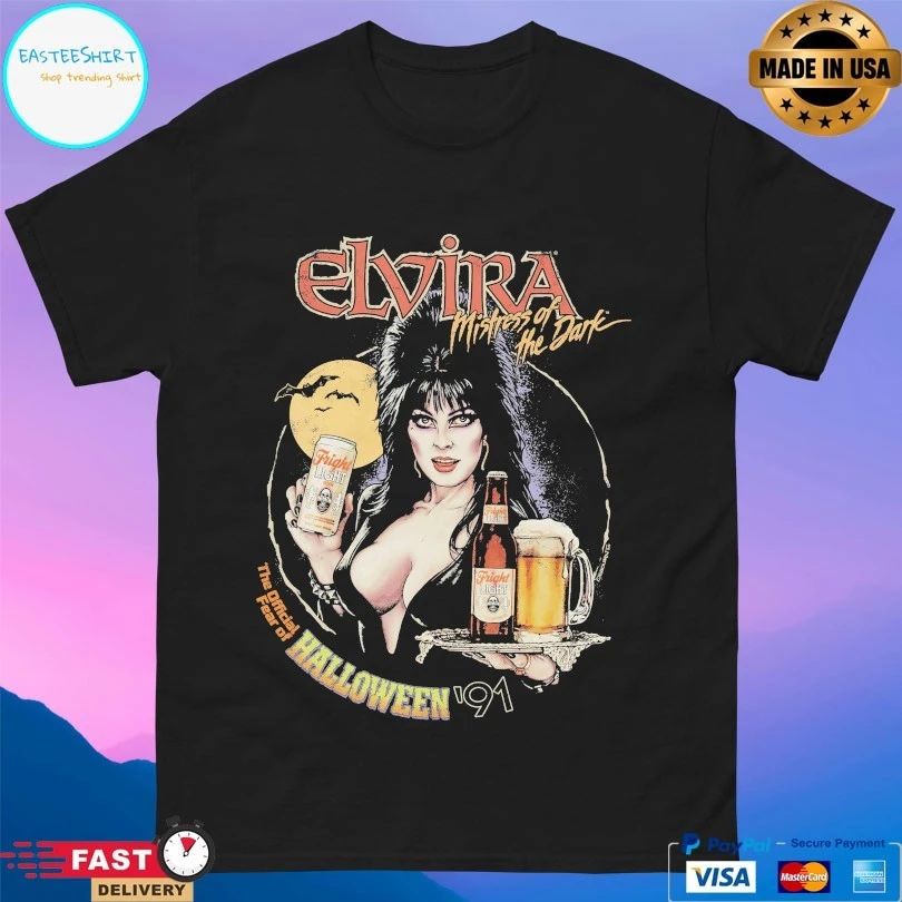 Elvira Mistress Dark Official Fear Halloween 91 Tee Unisex T-shirt, Sweatshirt, Hoodie (1)