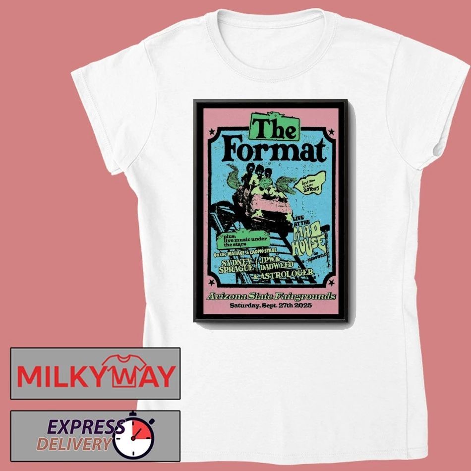 The Format September 27, 2025 Arizona State Fair, Phoenix, Arizona Poster shirt Unisex , , , Long Sleeve Tee