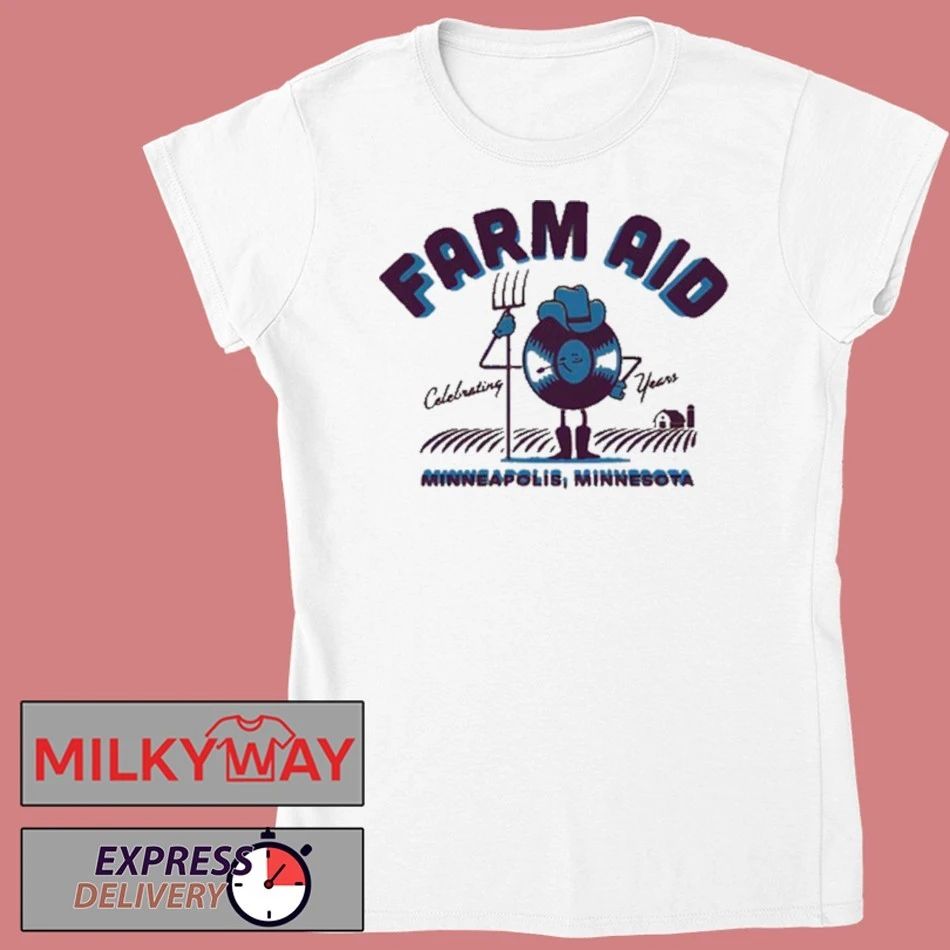 Farm Aid 40 Record Dude Shirt Unisex , , , Long Sleeve Tee