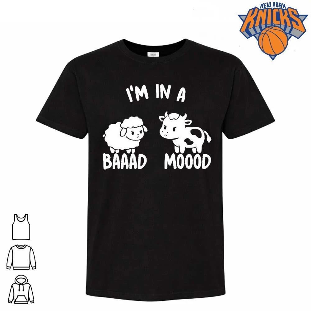 I am in a baaad moood funny angry sheep and cow shirt