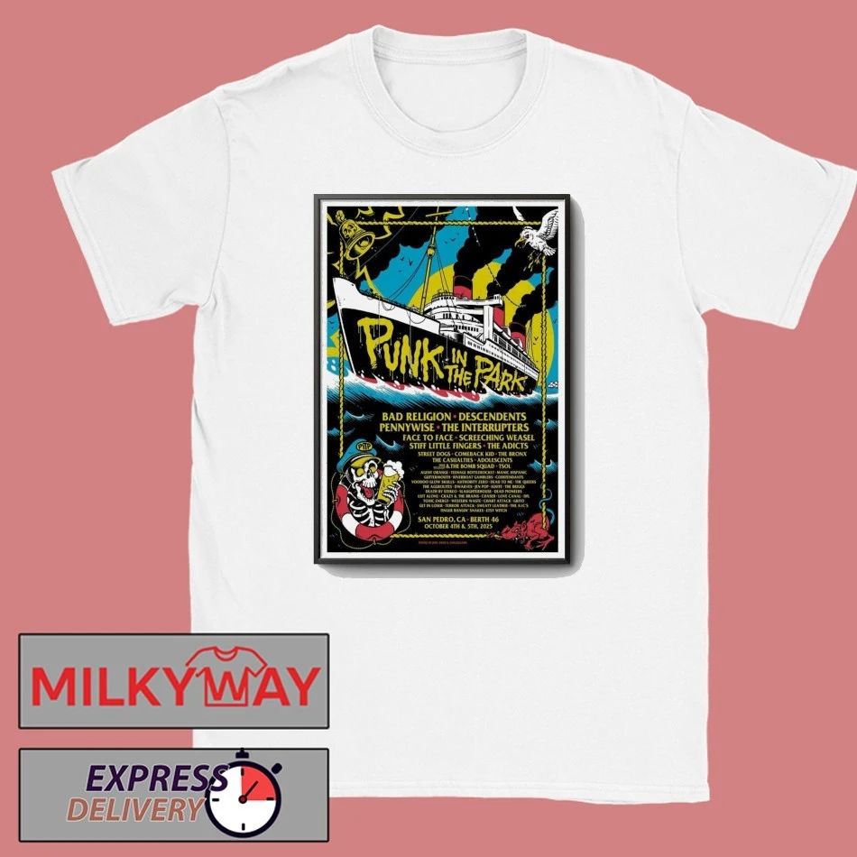 Punk In The Park California 2025 Poster shirt Unisex , , , Long Sleeve Tee