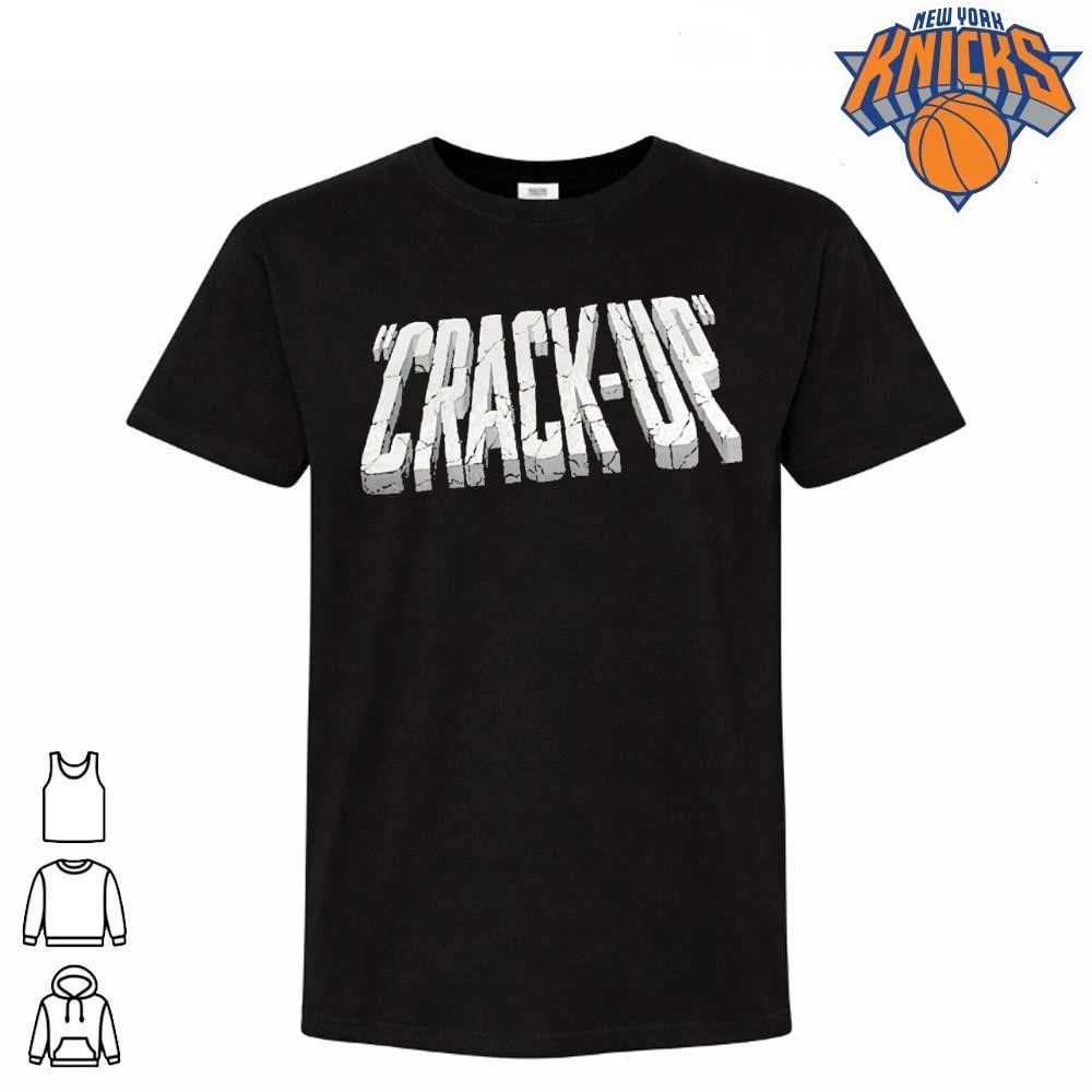 3D Crack Up Cracked Stone Comic Text Streetwear Shirt