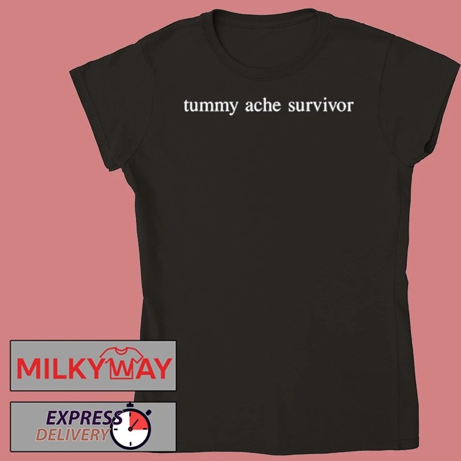 2025 Julian And Logan tummy ache survivor Shirt Unisex , , , Long Sleeve Tee