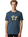 Butterfly-3 Mens Graphic Tee, 100% Cotton, Casual Summer Wear Unisex , , , Long Sleeve Tee