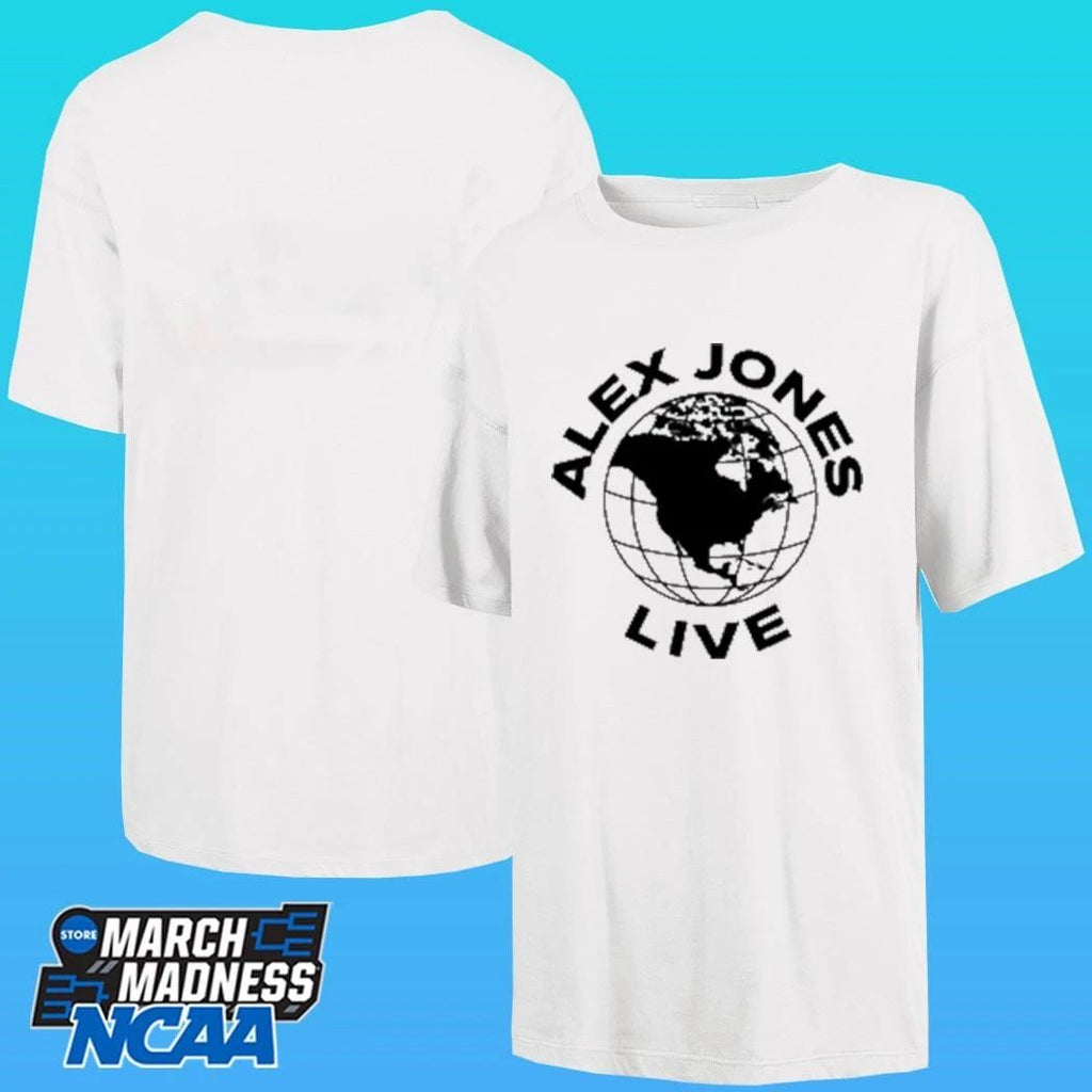 Alex Jones Live Globe Shirt Unisex , , , Long Sleeve Tee