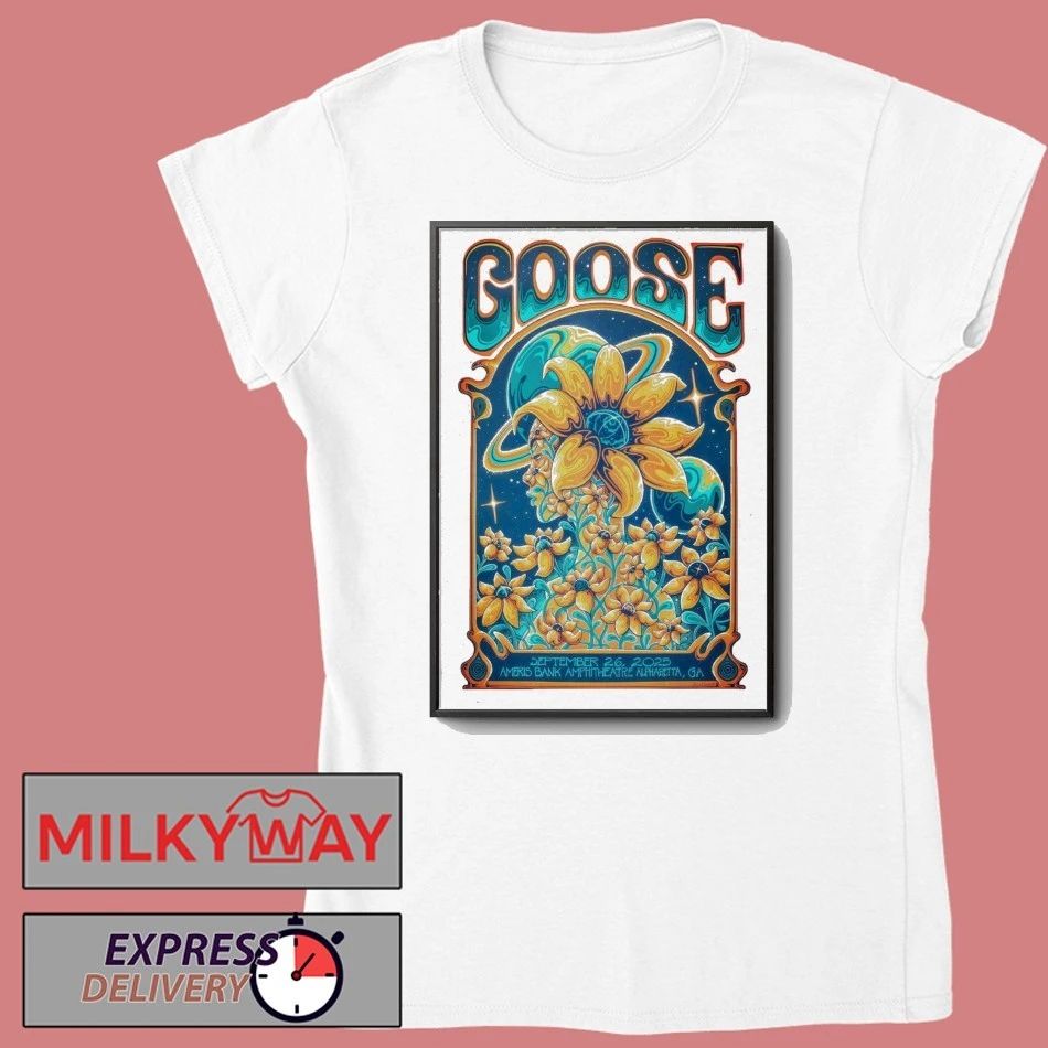 Goose Sep 26 2025 Ameris Bank Amphitheatre In Alpharetta GA Poster shirt Unisex , , , Long Sleeve Tee