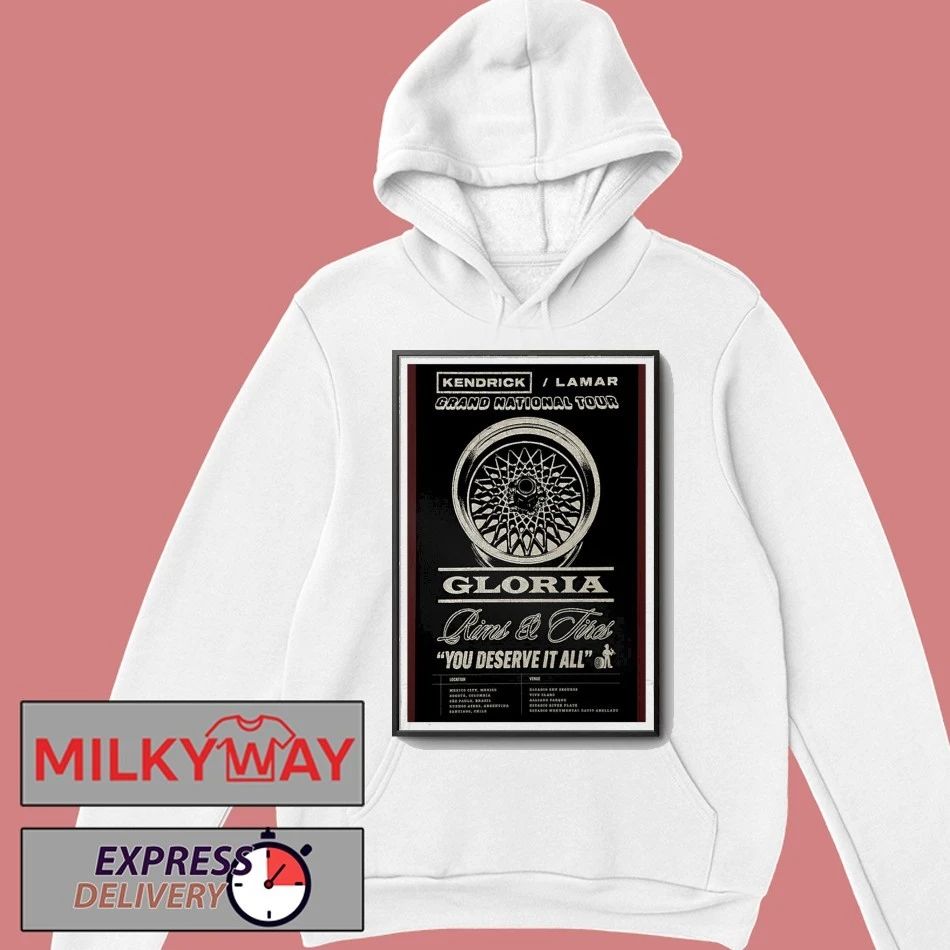 Kendrick Lamar Grand National Concert Poster shirt Unisex , , , Long Sleeve Tee