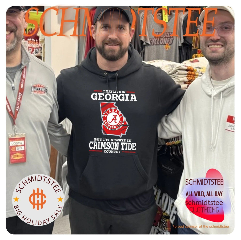 I may live in Georgia but I’m always in Crimson Tide country shirt