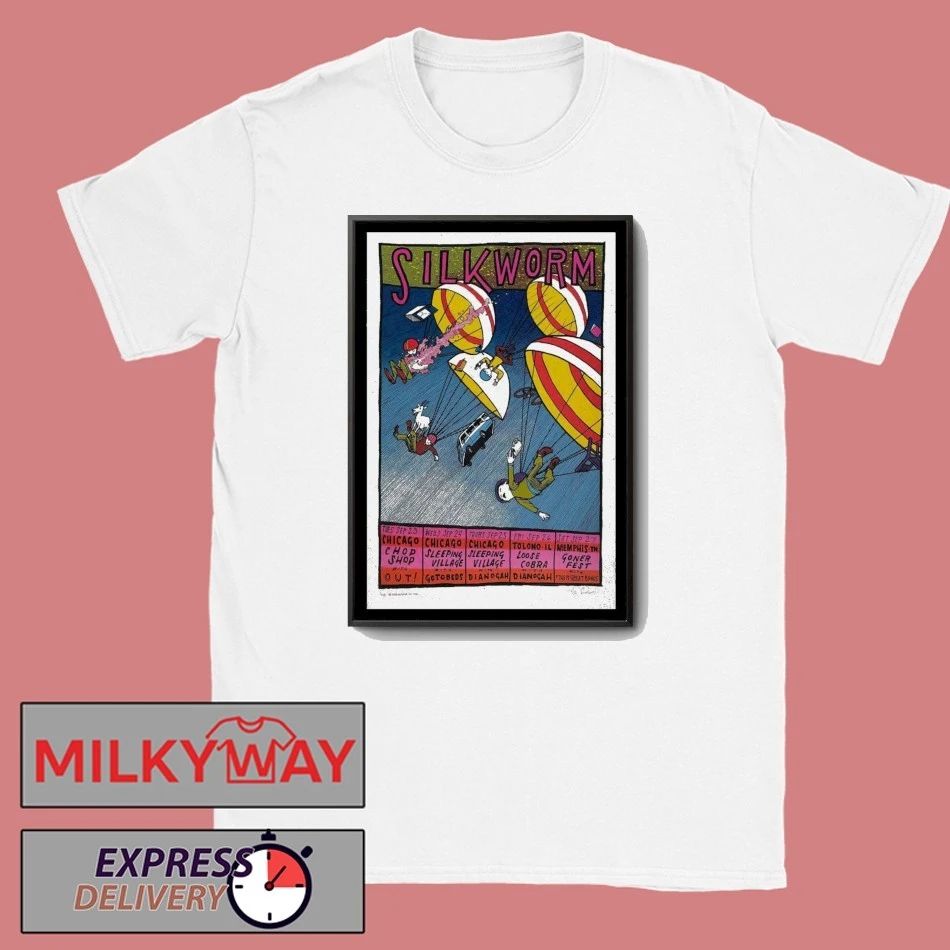 Silkworm Fall Tour 2025 Poster shirt Unisex , , , Long Sleeve Tee