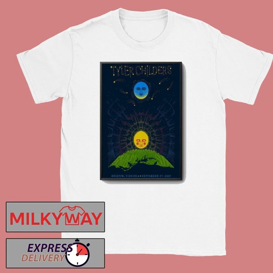 Tyler Childers September 27 2025 In Bristow, VA Tour Poster shirt Unisex , , , Long Sleeve Tee