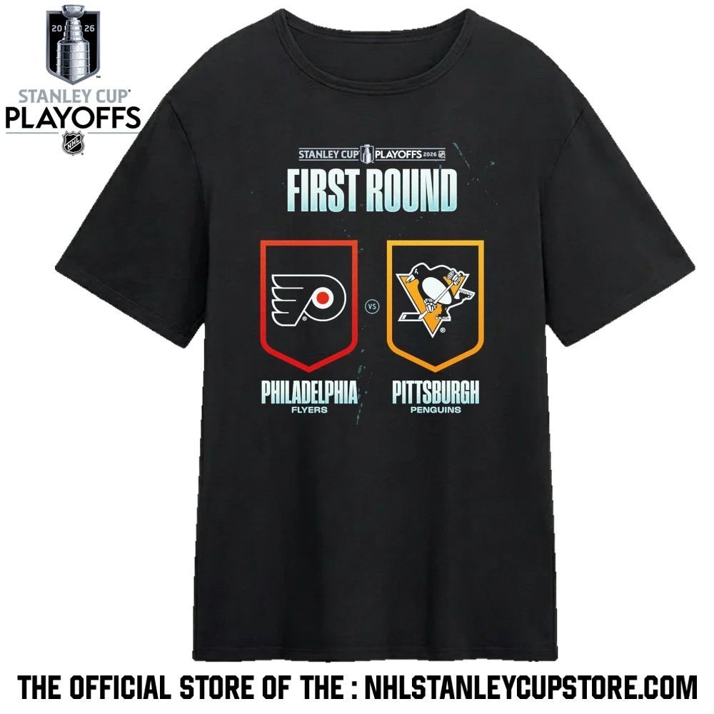 Pittsburgh Penguins vs Philadelphia Flyers 2026 NHL Stanley Cup Playoffs First Round Shirt