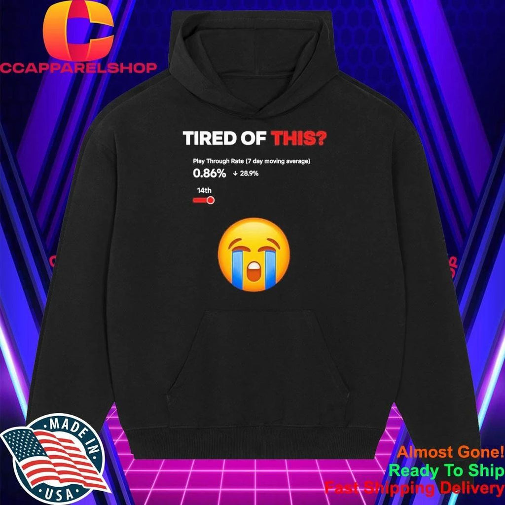 Tired of This Play Through Rate 0.86% Shirt