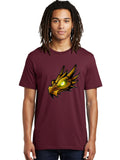 Dragon-Head-5 Mens Graphic Tee, 100% Cotton, Casual Summer Wear Unisex , , , Long Sleeve Tee