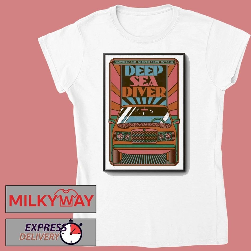 Deep Sea Diver Tour Seattle, WA 28 Nov 2025 Poster shirt Unisex , , , Long Sleeve Tee