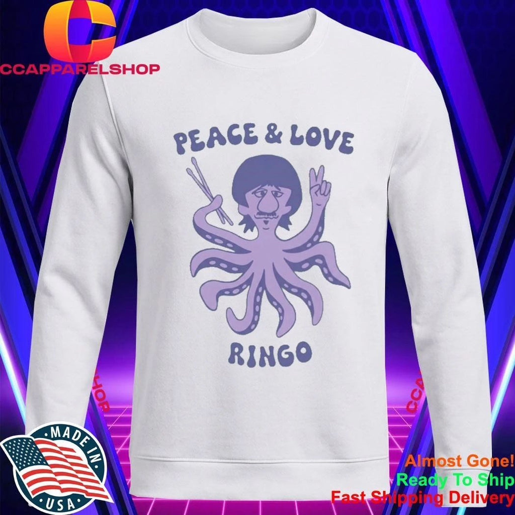 Peace And Love Ringo Starr Shirt