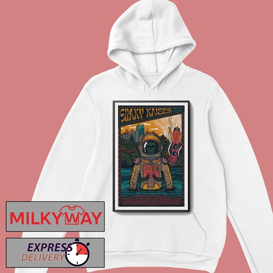 Atlanta, Georgia 2025 Shaky Knees Festival Poster shirt Unisex , , , Long Sleeve Tee