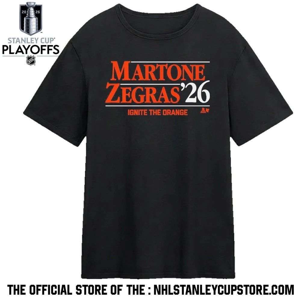 Martone-Zegras ’26 Ignite the orange shirt Unisex , , , Long Sleeve Tee