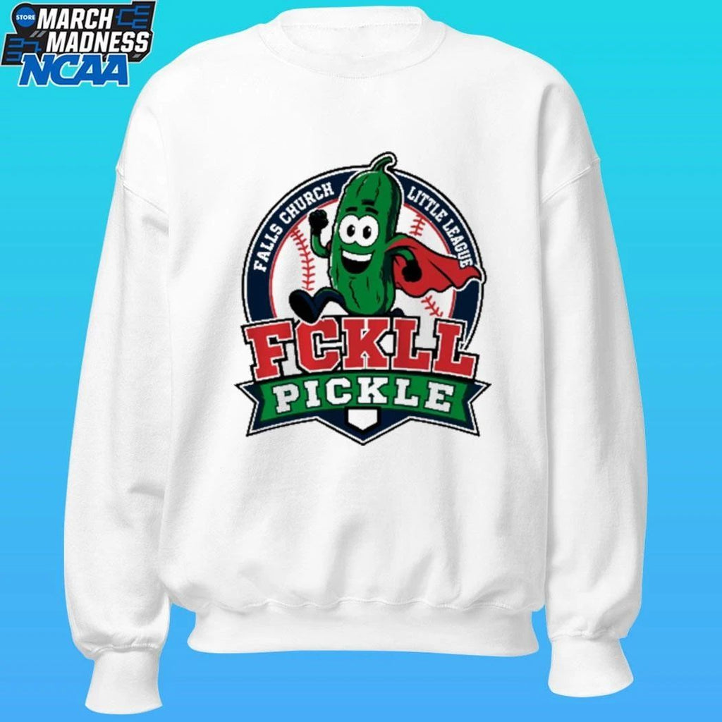 Falls Church Kiwanis Little League Pickle Fundraiser Shirt Unisex , , , Long Sleeve Tee