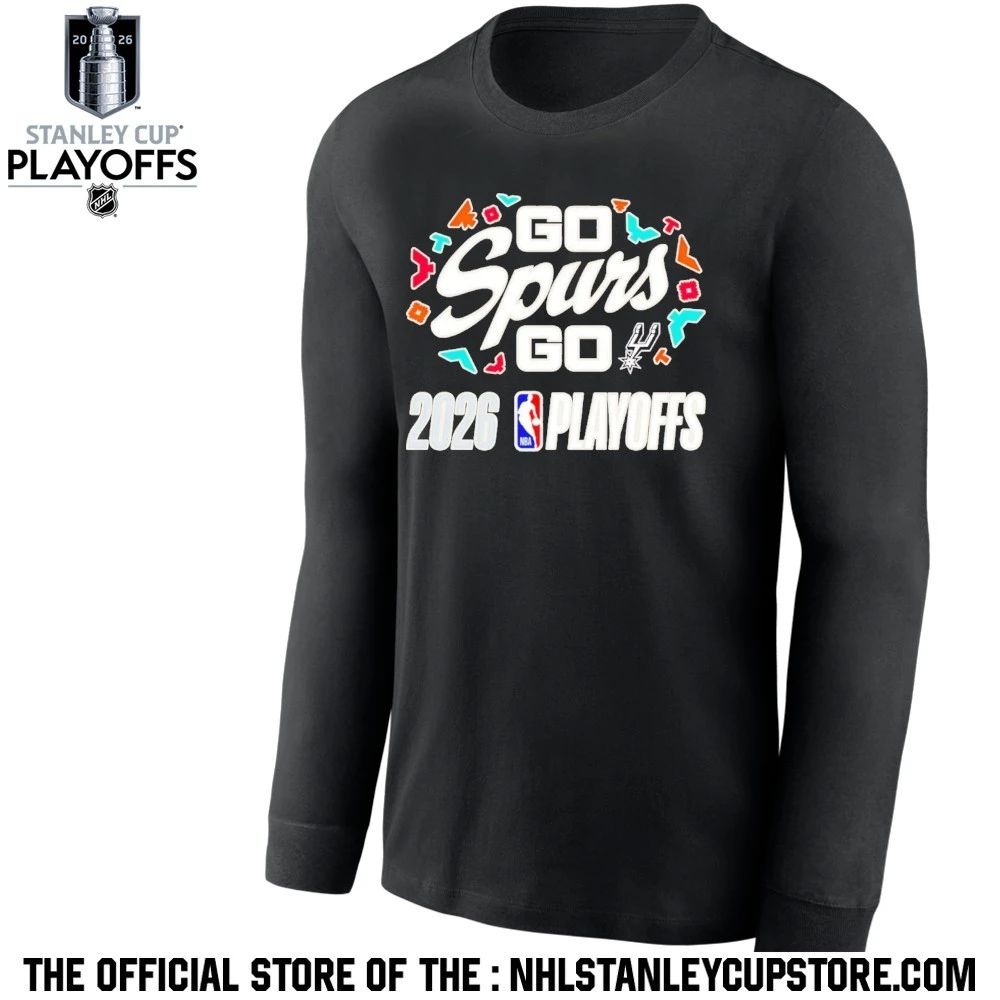 San Antonio Spurs 2026 NBA Playoffs Go Spurs go Shirt Unisex , , , Long Sleeve Tee