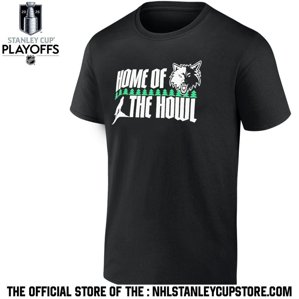 Home Of The Howl Minnesota Timberwolves Basketball 2026 Nhl Shirt Unisex , , , Long Sleeve Tee