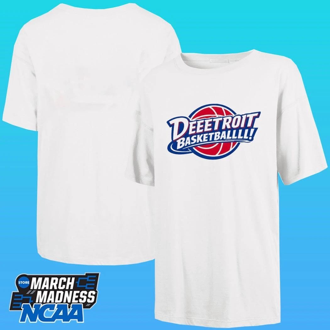Deeetroit Basketball Logo Shirt Unisex , , , Long Sleeve Tee