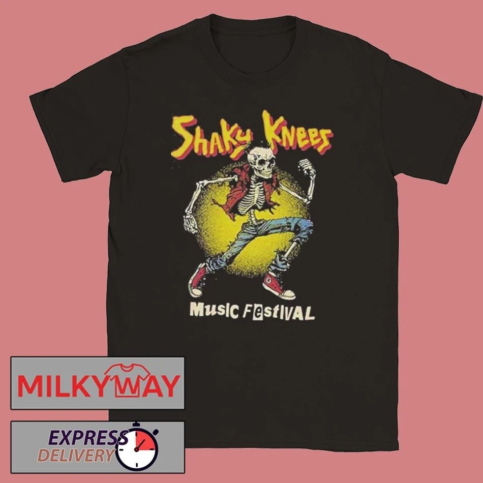 Shaky Knees Festival Skeleton Punk Lineup Tee September 19 21 2025 In Piedmont Park Atlanta shirt