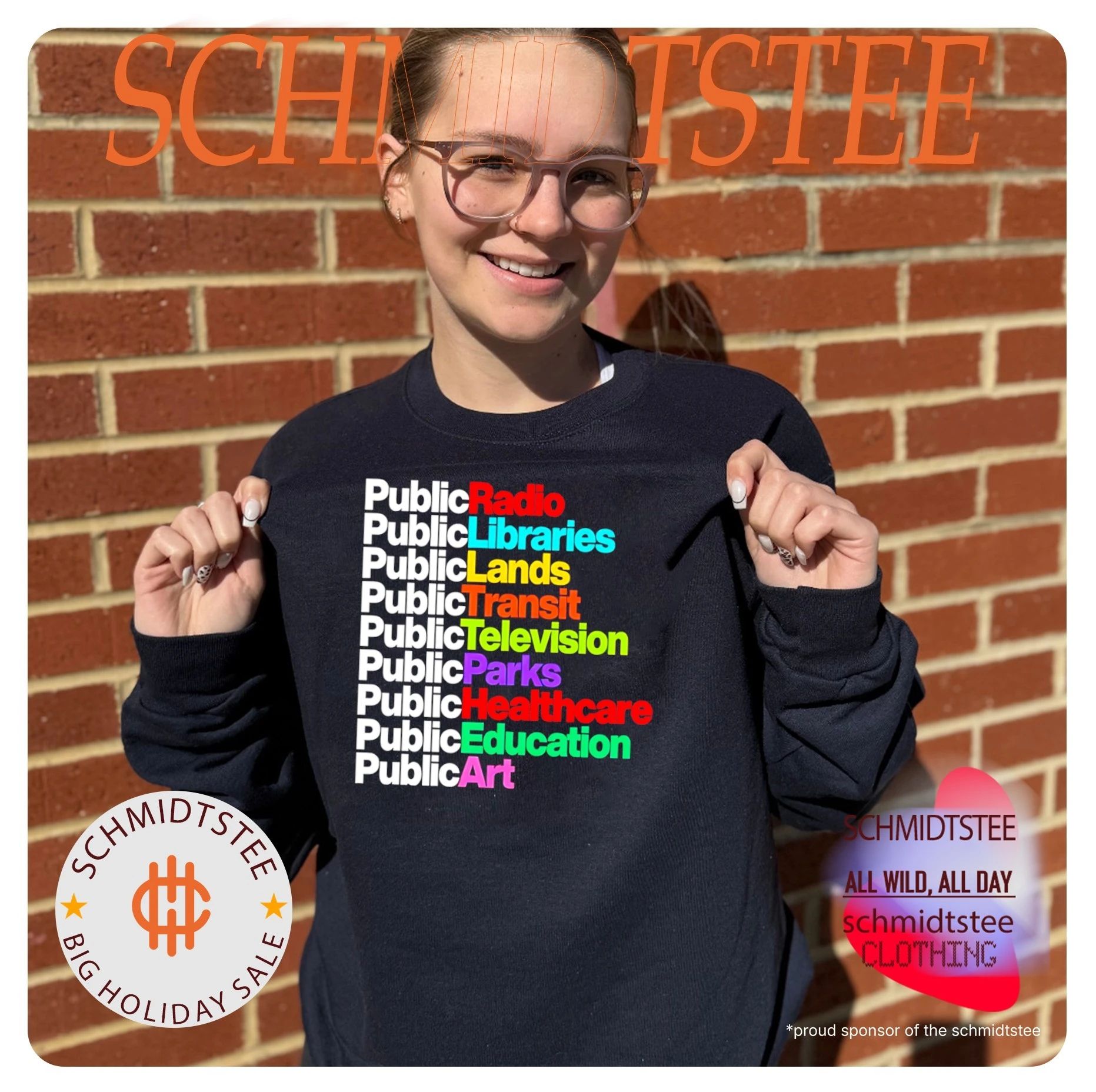 Personalized Public Radio Libraries Lands Transit Television Parks shirt